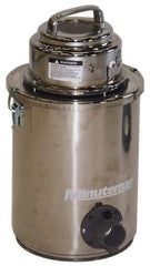 Minuteman - 6 Gal, Stainless Steel Tank, Dry, Mercury Vacuum Cleaner - 1.25 hp, 7.9 Amps - Caliber Tooling