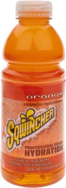 Sqwincher - 20 oz Bottle Orange Activity Drink - Ready-to-Drink - Caliber Tooling