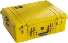 Pelican Products, Inc. - 19-23/64" Wide x 8-51/64" High, Clamshell Hard Case - Yellow, Polyethylene - Caliber Tooling