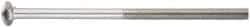 Value Collection - 5/16-18 UNC 2-1/4" Length Under Head, Standard Square Neck, Carriage Bolt - 18-8 Stainless Steel, Uncoated - Caliber Tooling