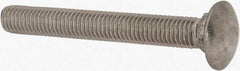 Value Collection - 1/2-13 UNC 4" Length Under Head, Standard Square Neck, Carriage Bolt - 18-8 Stainless Steel, Uncoated - Caliber Tooling