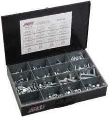 Value Collection - 238 Piece Steel Hex Head Cap Screws - M8 to M16 Thread, Zinc Plated - Caliber Tooling