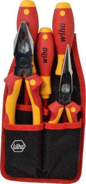 Wiha - 5 Piece Insulated Hand Tool Set - Comes in Belt Pack - Caliber Tooling