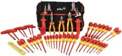 Wiha - 50 Piece Insulated Hand Tool Set - Comes in Canvas Pouch - Caliber Tooling