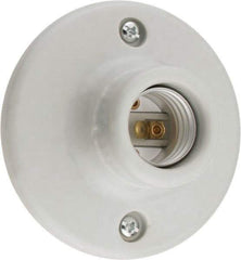 Leviton - 2 Pin, 250 VAC, 660 Watt, Medium Base, Keyless Lamp Holder - Incandescent, Screw Mount - Caliber Tooling