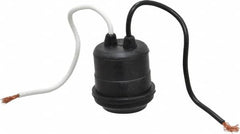 Pass & Seymour - 250 VAC, 660 Watt, Medium Base, Keyless Lamp Holder - 1-3/4 Inch High, Incandescent - Caliber Tooling