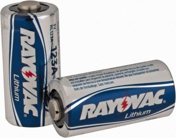 Rayovac - Size 123A, Lithium, 2 Pack, Standard Battery - 3 Volts - Caliber Tooling