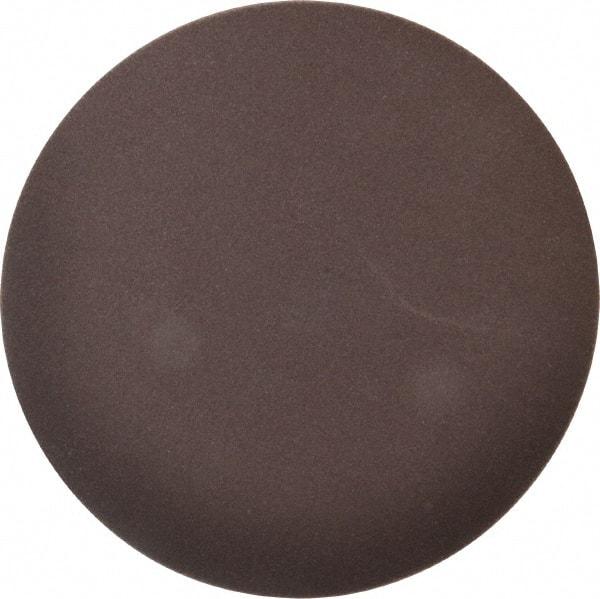 Norton - 6" Diam, 240 Grit Aluminum Oxide Adhesive PSA Disc - Very Fine Grade, Brown, Cloth Backing, Flexible - Caliber Tooling