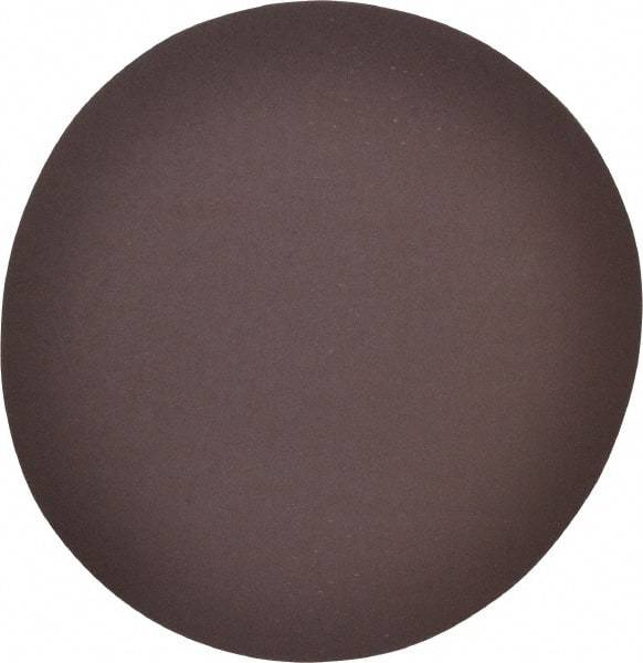 Norton - 9" Diam, 180 Grit Aluminum Oxide Adhesive PSA Disc - Fine Grade, Brown, Cloth Backing, Flexible - Caliber Tooling