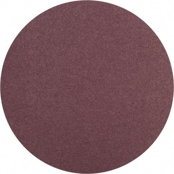 Norton - 9" Diam, 50 Grit Aluminum Oxide Adhesive PSA Disc - Coarse Grade, Brown, Cloth Backing, Flexible - Caliber Tooling