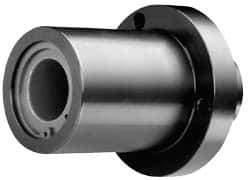 Pacific Bearing - 2" ID, 7-1/8" OALSingle Die Set with Flange Mount - 25,050 Lb Static Cap, 4.4" Btw Mnt Hole Ctrs, Steel - Caliber Tooling