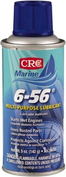 CRC - 6 oz Aerosol Can Lubricant - Clear Blue-Green, -50°F to 250°F - Caliber Tooling