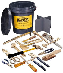 Ampco - 17 Piece Hazmat Response Tool Kit - Comes in Tool Bucket - Caliber Tooling