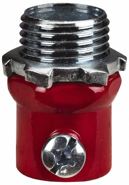 Thomas & Betts - 1/2" Trade, Steel Set Screw Straight EMT Conduit Connector - Noninsulated - Caliber Tooling