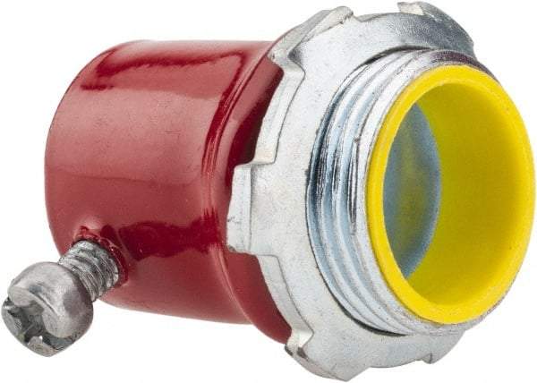 Thomas & Betts - 3/4" Trade, Steel Set Screw Straight EMT Conduit Connector - Insulated - Caliber Tooling