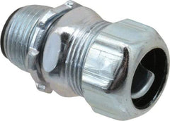 Thomas & Betts - 3/8" Trade, Steel Threaded Straight Liquidtight Conduit Connector - Insulated - Caliber Tooling