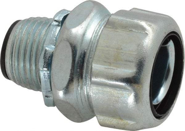 Thomas & Betts - 1/2" Trade, Steel Threaded Straight Liquidtight Conduit Connector - Insulated - Caliber Tooling