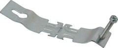 Thomas & Betts - 1" Pipe, 14 Gauge" Pipe or Conduit Clamp - Silver Galvanized, 600 Lb Capacity, All Conduit - Caliber Tooling