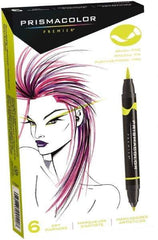 Prismacolor - Canary Yellow Art Marker - Brush Tip, Alcohol Based Ink - Caliber Tooling