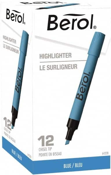 Sharpie - Blue Highlighter - Chisel Tip, AP Nontoxic Ink - Caliber Tooling