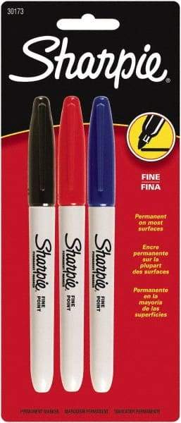 Sharpie - Black, Blue, Red Permanent Marker - Fine Tip, AP Nontoxic Ink - Caliber Tooling