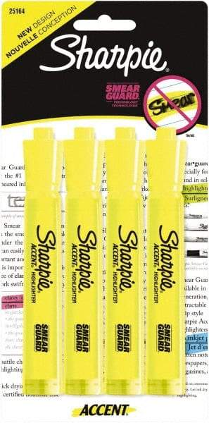 Sharpie - Fluorescent Yellow Highlighter - Chisel Tip, AP Nontoxic Ink - Caliber Tooling