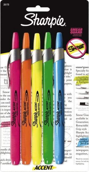 Sharpie - Assorted Colors, Highlighter - Chisel Tip, AP Nontoxic Ink - Caliber Tooling