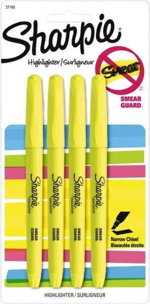 Sharpie - Fluorescent Yellow Highlighter - Chisel Tip, AP Nontoxic Ink - Caliber Tooling