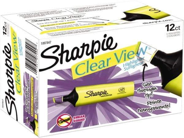 Sharpie - Fluorescent Yellow Highlighter - Chisel Tip, AP Nontoxic Ink - Caliber Tooling