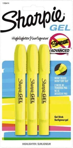 Sharpie - Fluorescent Yellow Highlighter - Chisel Tip, AP Nontoxic Ink - Caliber Tooling