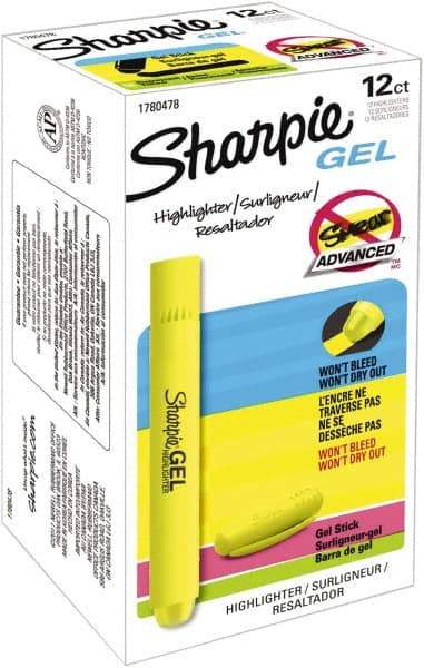 Sharpie - Fluorescent Yellow Highlighter - Chisel Tip, AP Nontoxic Ink - Caliber Tooling