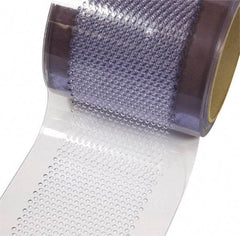 Aleco - Clear Replacement Vinyl Strip Standard Dock Curtain Strips - 8" Wide x 300' Long x 0.08" Thick, PVC - Caliber Tooling