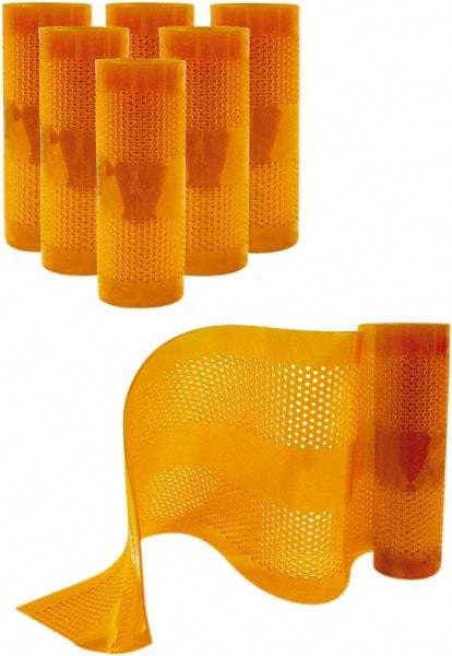 Aleco - Amber Replacement Vinyl Strip Standard Dock Curtain Strips - 12" Wide x 9' Long x 1/8" Thick, PVC - Caliber Tooling