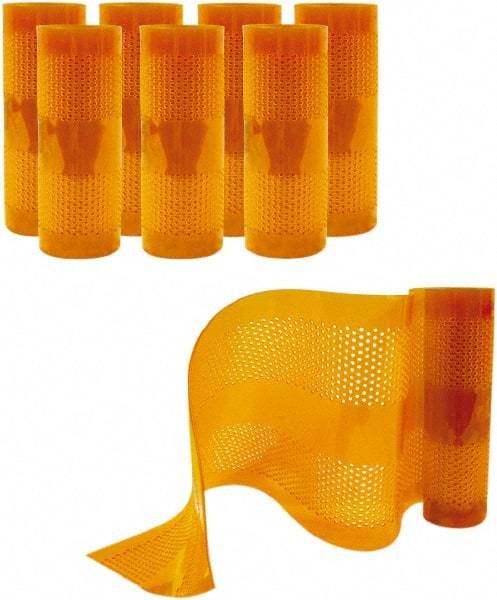 Aleco - Amber Replacement Vinyl Strip Standard Dock Curtain Strips - 12" Wide x 8' Long x 1/8" Thick, PVC - Caliber Tooling