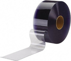 TMI, LLC - Clear Smooth Bulk Strip Roll, Low Temperature Dock Curtain Strips - 16" Wide x 100' Long x 0.16" Thick, PVC - Caliber Tooling