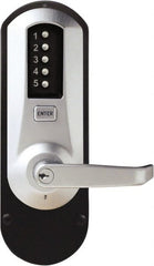 Kaba Access - Combination Entry with Key Override Lever Lockset for 1-3/4 to 2-1/4" Thick Doors - Exact Industrial Supply