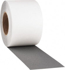 PRO-SAFE - Gray Solid Color Anti-Slip Vinyl Tape - 4" Wide x 60' Long, General Traffic - Caliber Tooling