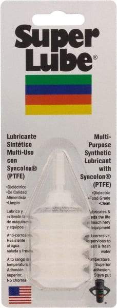 Synco Chemical - 1 oz Bellow Synthetic Lubricant w/PTFE General Purpose Grease - Translucent White, Food Grade, 450°F Max Temp, NLGIG 2, - Caliber Tooling