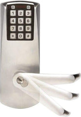 Kaba Access - 1-3/4 to 2-1/4" Door Thickness, Satin Chrome Finish, Combination Entry Deadbolt with Key Override - Field Set Handling, Key Override, 6 or 7 Pin Cylinder - Caliber Tooling