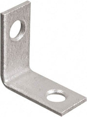 National Mfg. - 1" Long x 1-1/2" Wide, Galvanized Steel, Corner Brace - Galvanized - Caliber Tooling