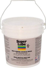 Synco Chemical - 5 Lb Pail Synthetic Lubricant w/PTFE General Purpose Grease - Translucent White, Food Grade, 450°F Max Temp, NLGIG 1, - Caliber Tooling