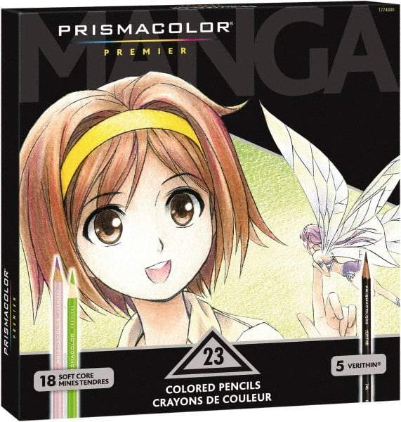 Prismacolor - Manga Colored Pencil - Assorted Colors - Caliber Tooling