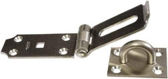 National Mfg. - 2-1/2" Wide, Safety Hasp - Stainless Steel - Caliber Tooling