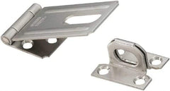 National Mfg. - 1-1/2" Wide, Safety Hasp - Stainless Steel - Caliber Tooling