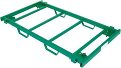 Greenlee - 50-1/4" Long x 28-1/4" Wide x 4-5/8" High, Cart Base Unit - 2,500 Lb Capacity - Caliber Tooling