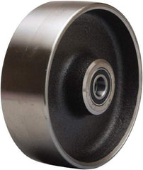 Hamilton - 6 Inch Diameter x 2 Inch Wide, Forged Steel Caster Wheel - 2,500 Lb. Capacity, 2-1/4 Inch Hub Length, 1/2 Inch Axle Diameter, Precision Ball Bearing - Caliber Tooling