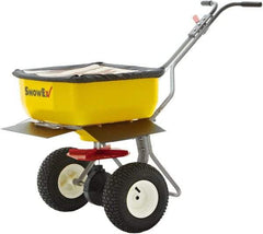 Trynex - 160 Lb Polyethylene Walk Behind Broadcast Landscape Spreader - 12" Pneumatic Wheels - Caliber Tooling