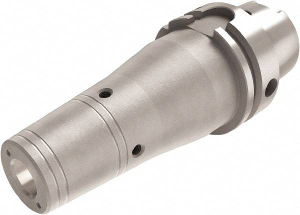 Seco - 6mm Hole Diam, HSK63A Taper Shank Shrink Fit Tool Holder & Adapter - 2.756" Projection, 0.945" Nose Diam, 1.476" Clamping Depth, 45,000 RPM, Through Coolant - Exact Industrial Supply