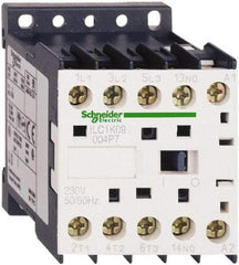 Schneider Electric - 4 Pole, 110 Coil VAC at 50/60 Hz, 16 Amp at 690 VAC and 20 Amp at 440 VAC, Nonreversible IEC Contactor - BS 5424, CSA, IEC 60947, NF C 63-110, RoHS Compliant, UL Listed, VDE 0660 - Caliber Tooling