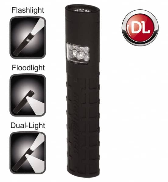 Bayco - LED Bulb, 60 Lumens, Industrial/Tactical Flashlight - Black Plastic Body, 2 AAA Batteries Included - Caliber Tooling